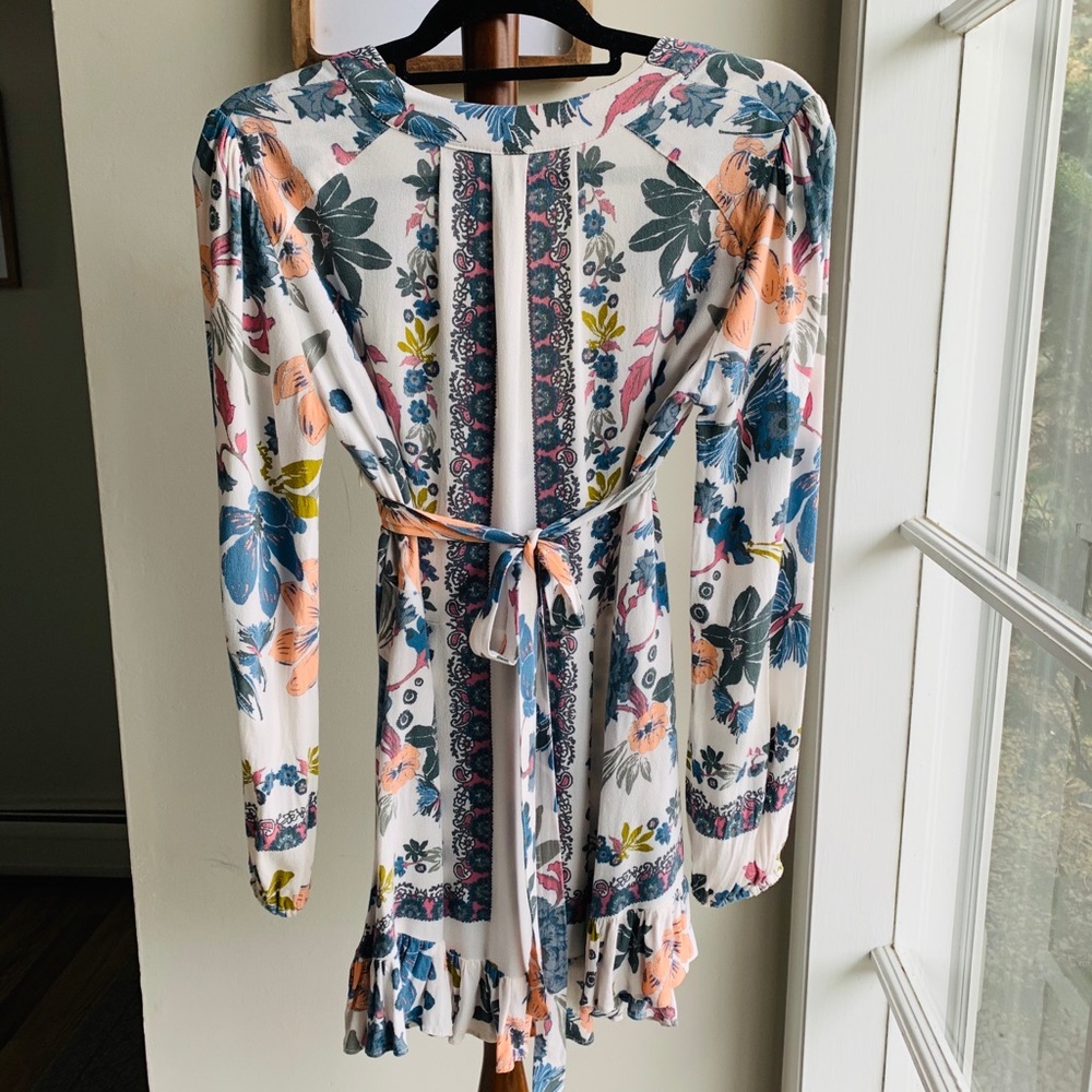 Free People Floral Tunic Size 4